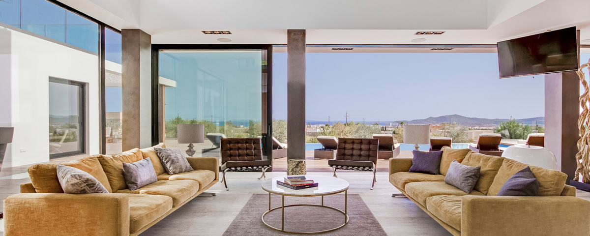 luxury lounge in Ibiza